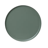 Decoris Iron Round Plate with Powder Coating 42cm - Green,